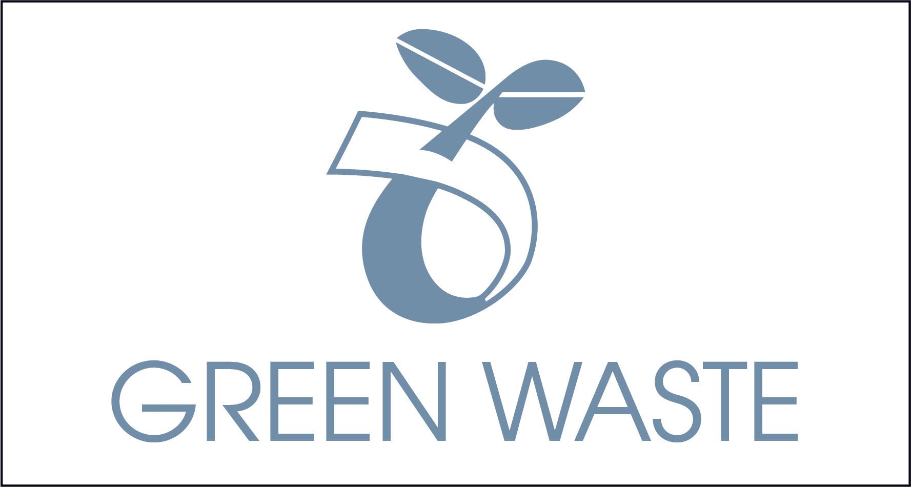 Green Waste Ocean Bin Sticker - New Signs
