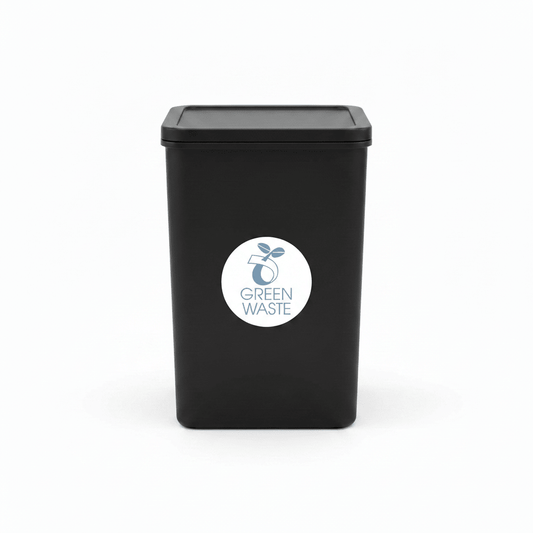 Green Waste Ocean Circle Bin Sticker - New Signs