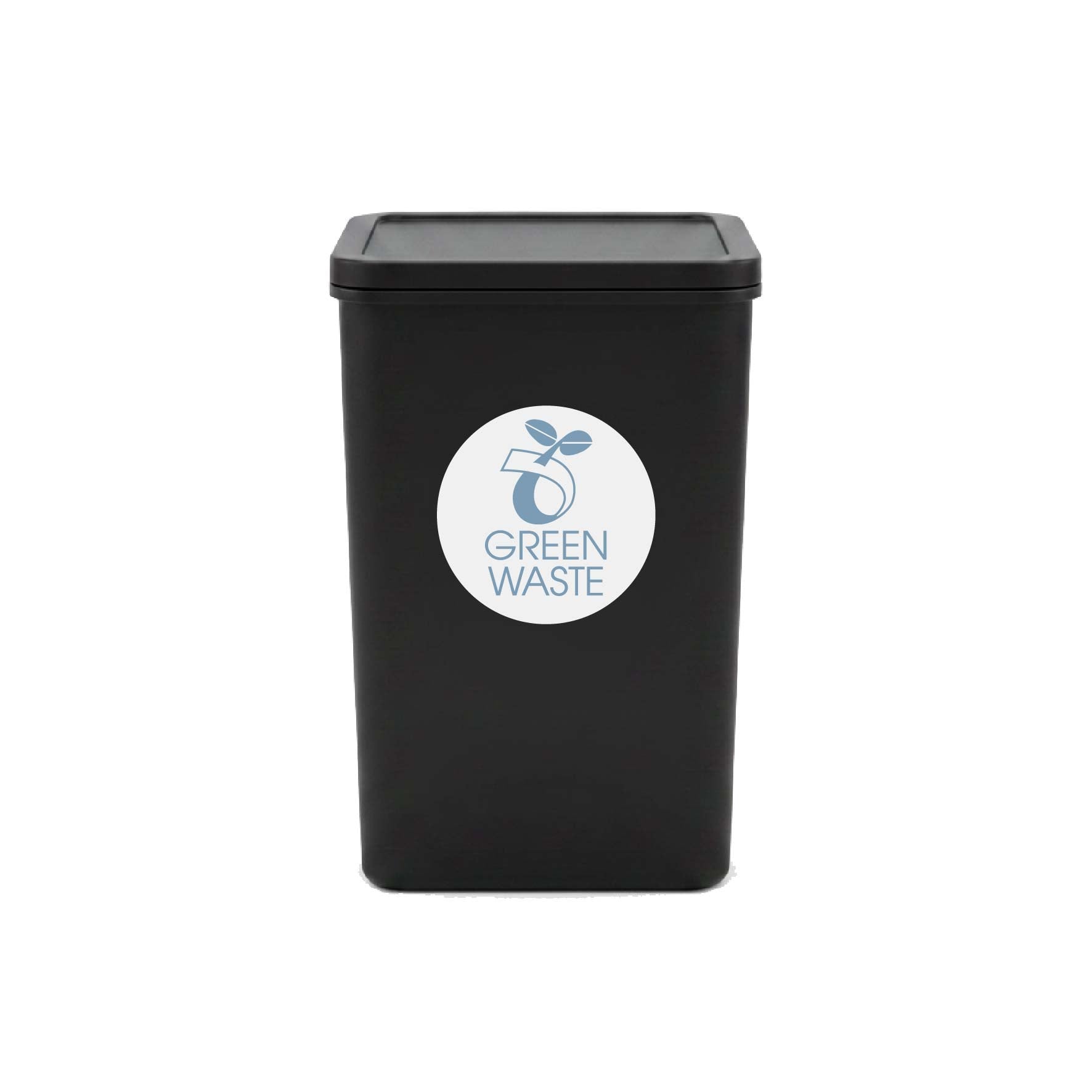 Green Waste Ocean Circle Bin Sticker - New Signs