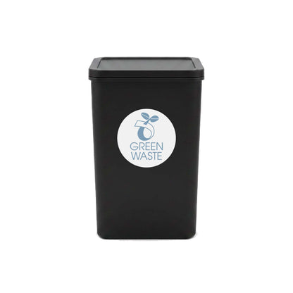 Green Waste Ocean Circle Bin Sticker - New Signs