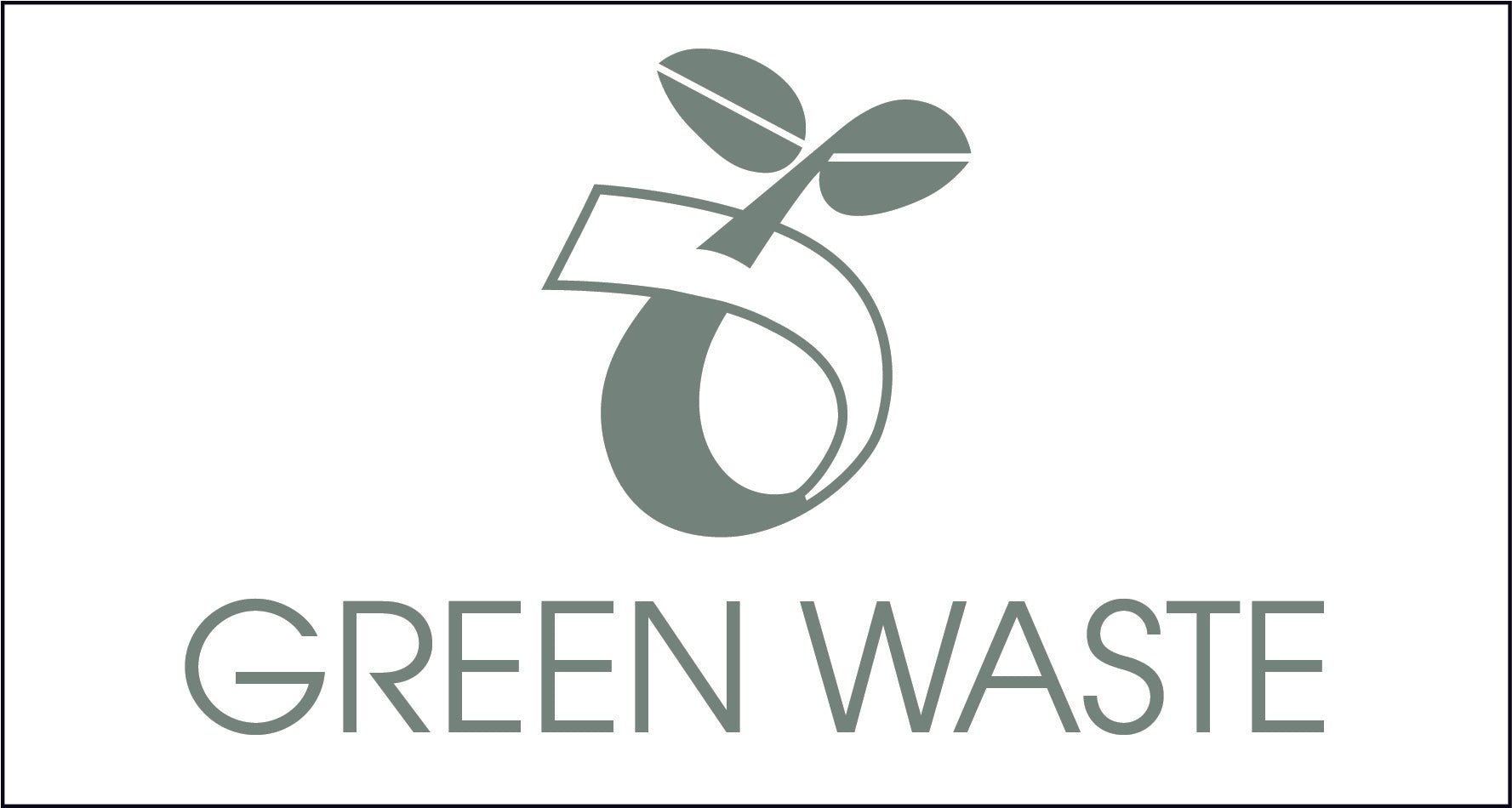 Green Waste Sage Bin Sticker - New Signs