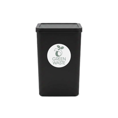 Green Waste Sage Circle Bin Sticker - New Signs