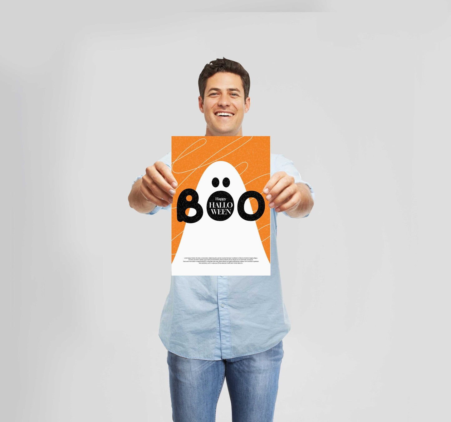 Halloween Boo Poster Wall Art Prints - New Signs
