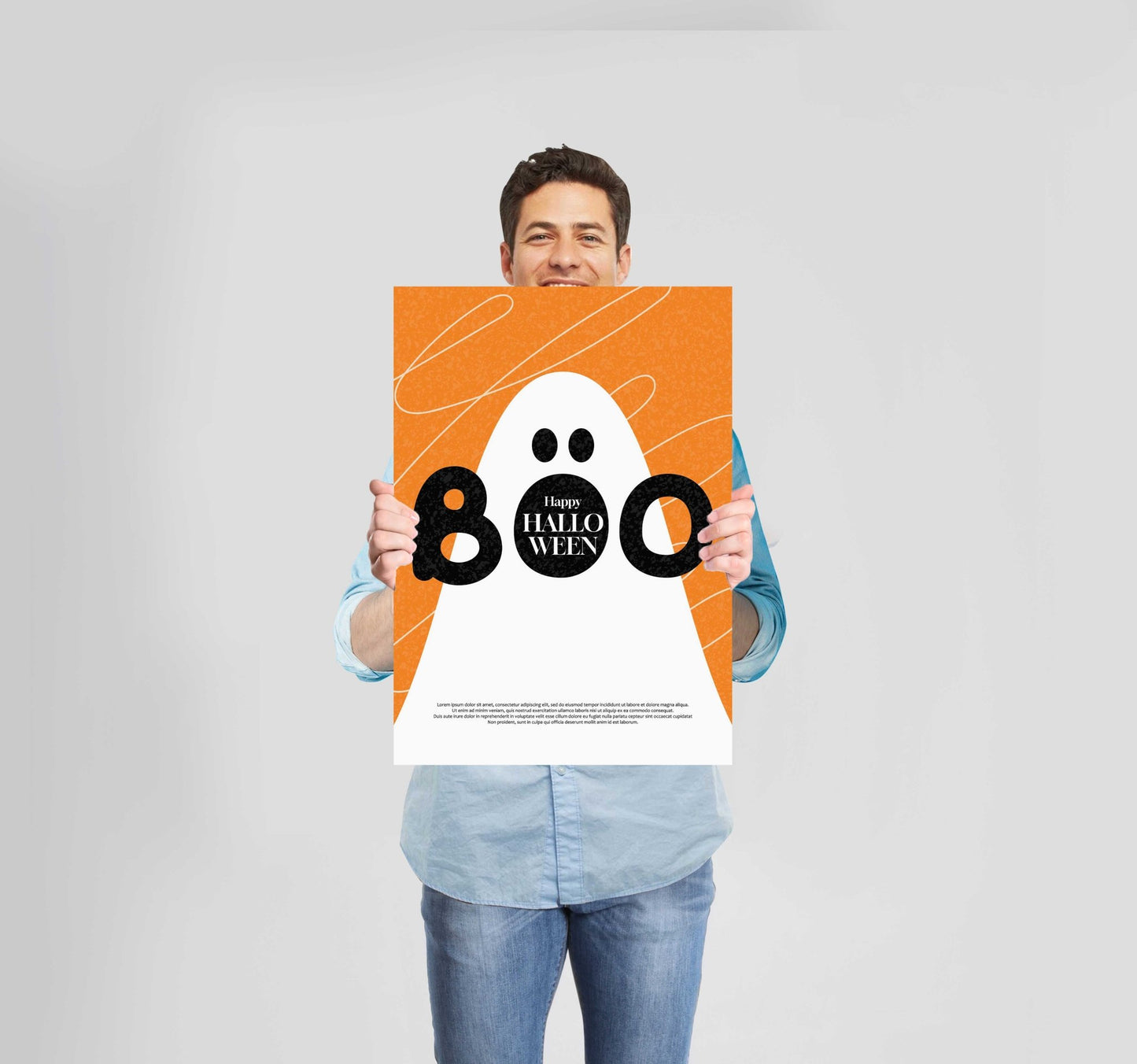 Halloween Boo Poster Wall Art Prints - New Signs
