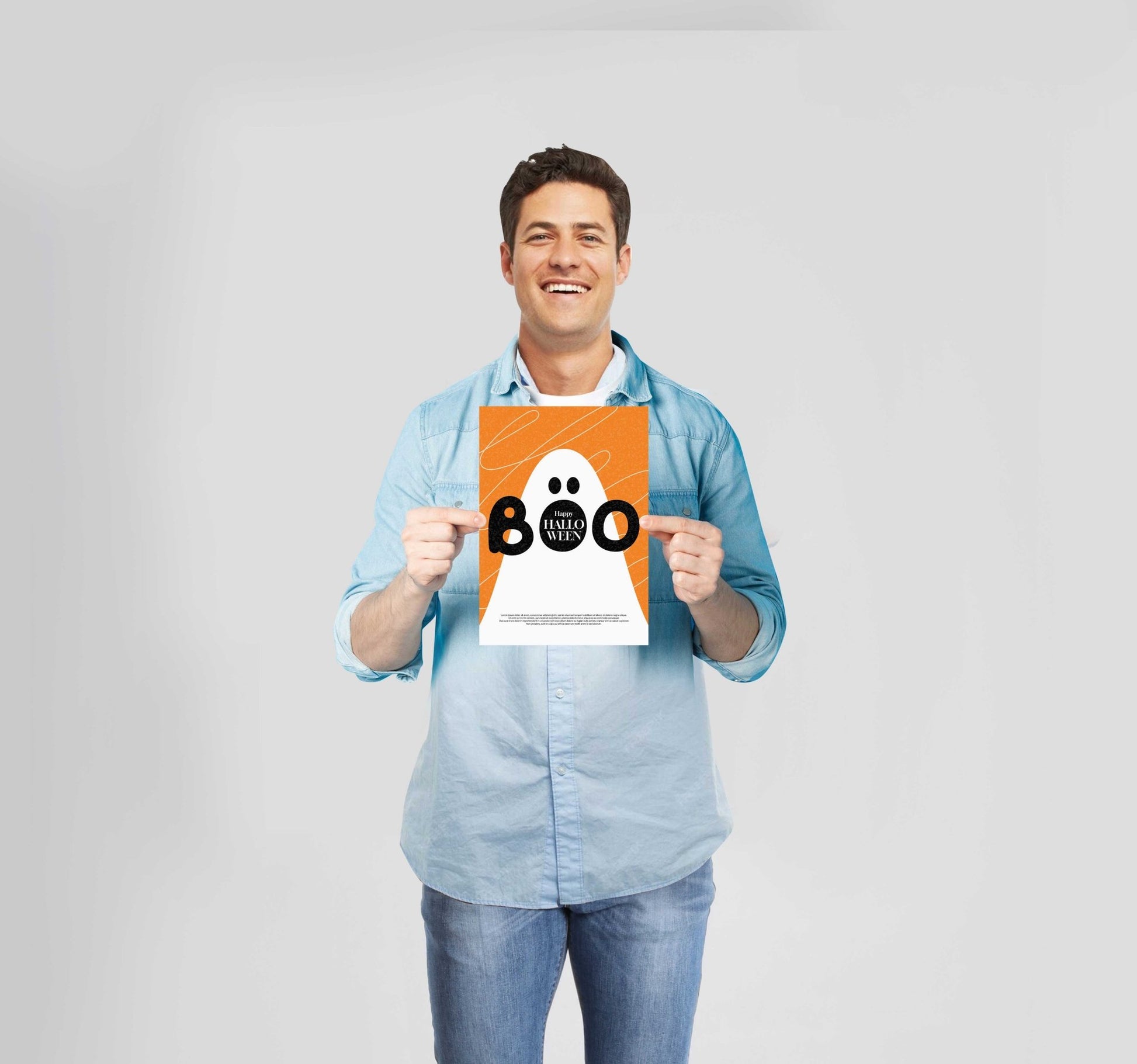 Halloween Boo Poster Wall Art Prints - New Signs
