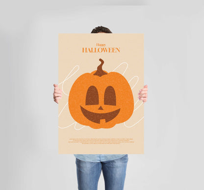 Halloween Poster Wall Art Prints (Set of 4) - New Signs