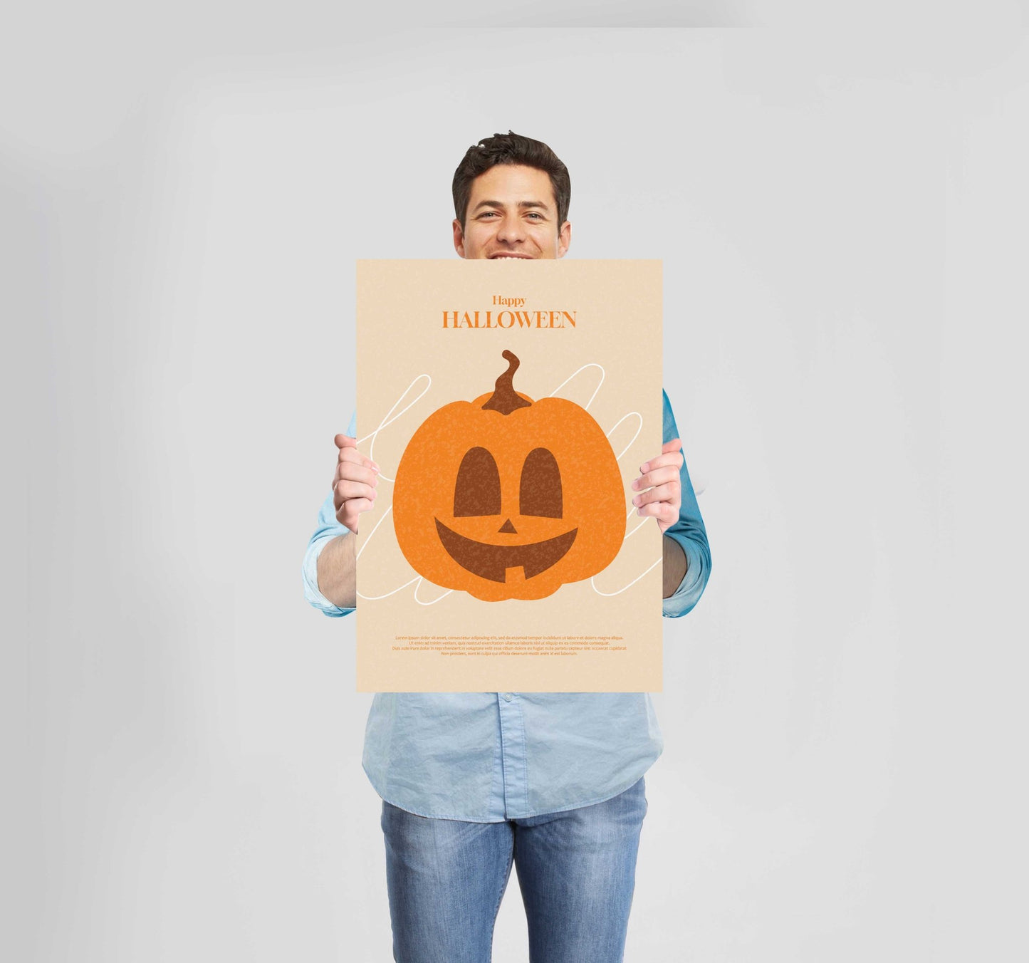 Halloween Pumpkin Poster Wall Art Prints - New Signs