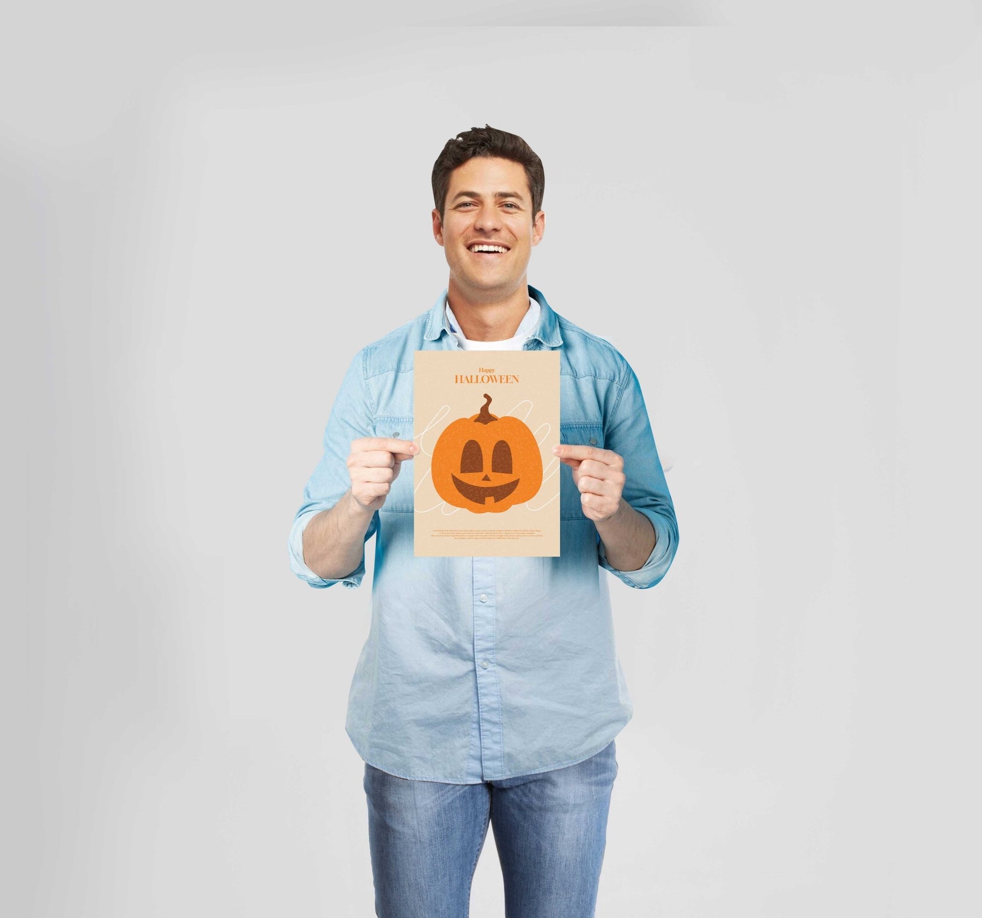 Halloween Pumpkin Poster Wall Art Prints - New Signs