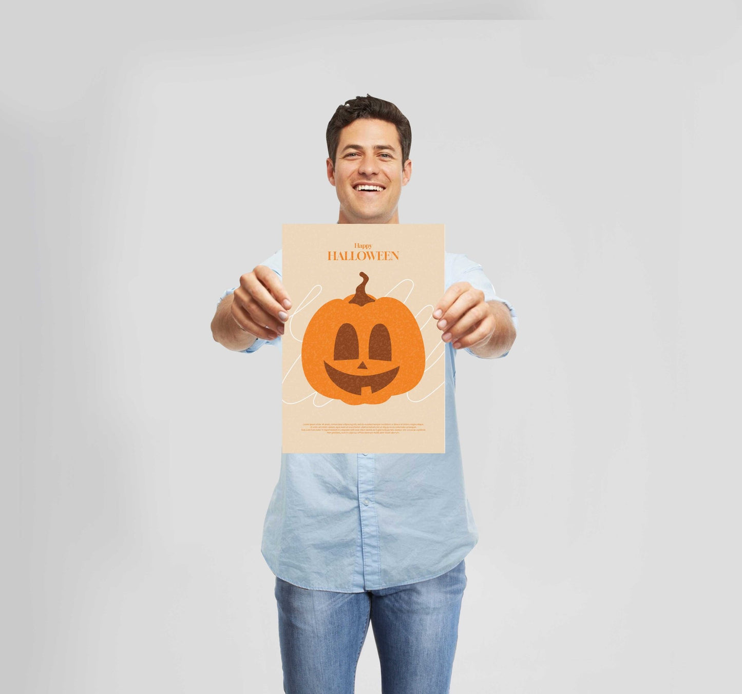 Halloween Pumpkin Poster Wall Art Prints - New Signs