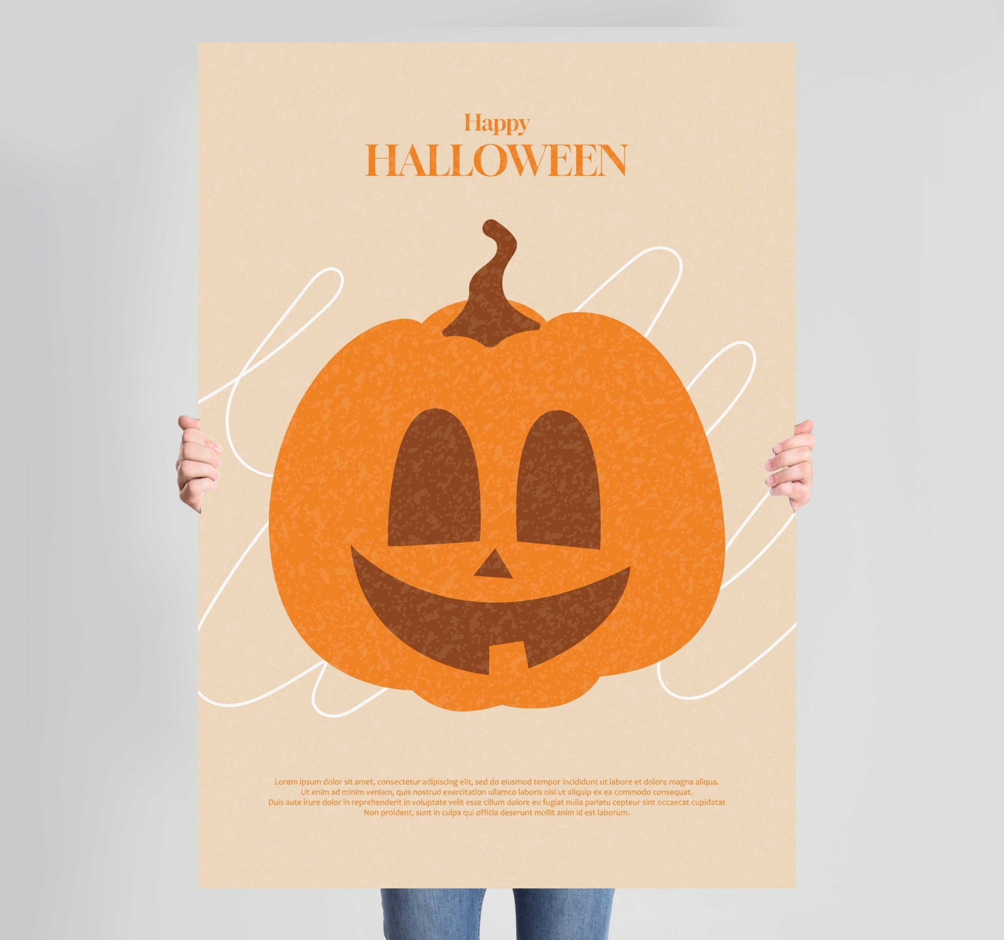 Halloween Pumpkin Poster Wall Art Prints - New Signs