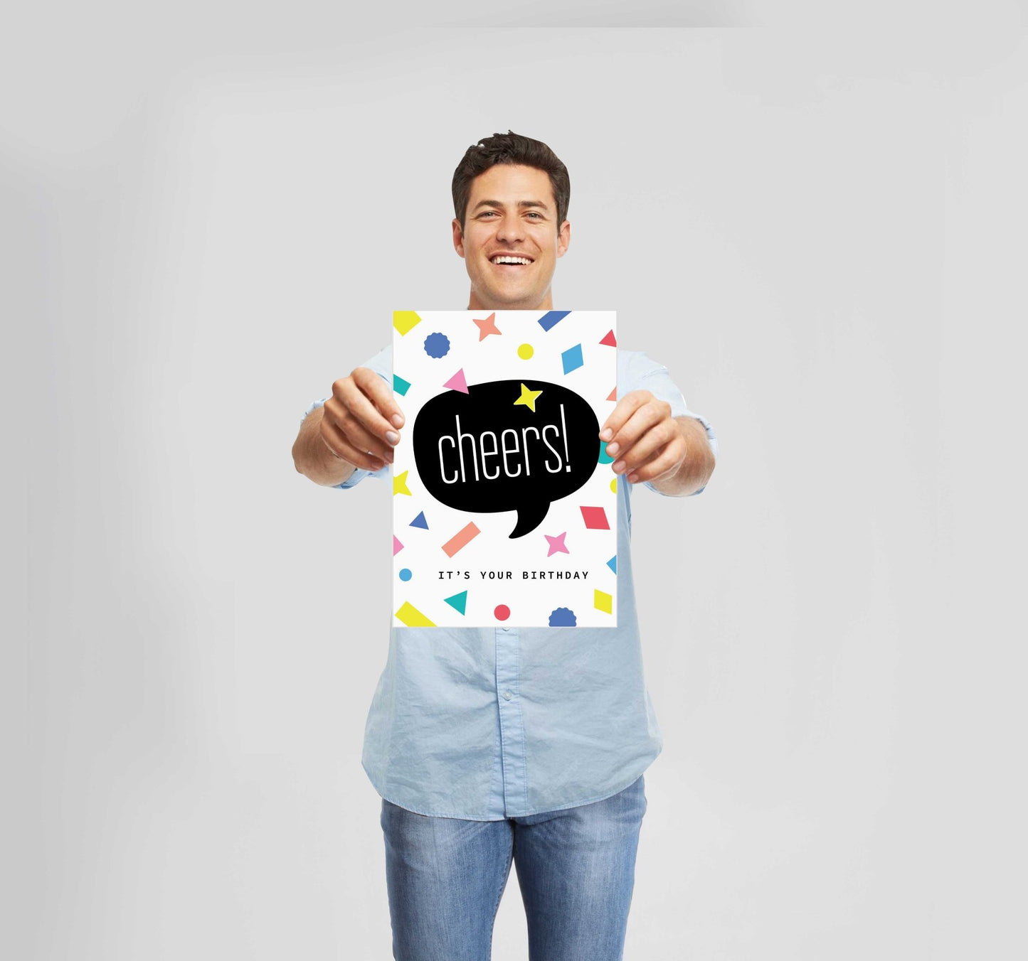 Happy Birthday Cheers Poster Wall Art Prints - New Signs