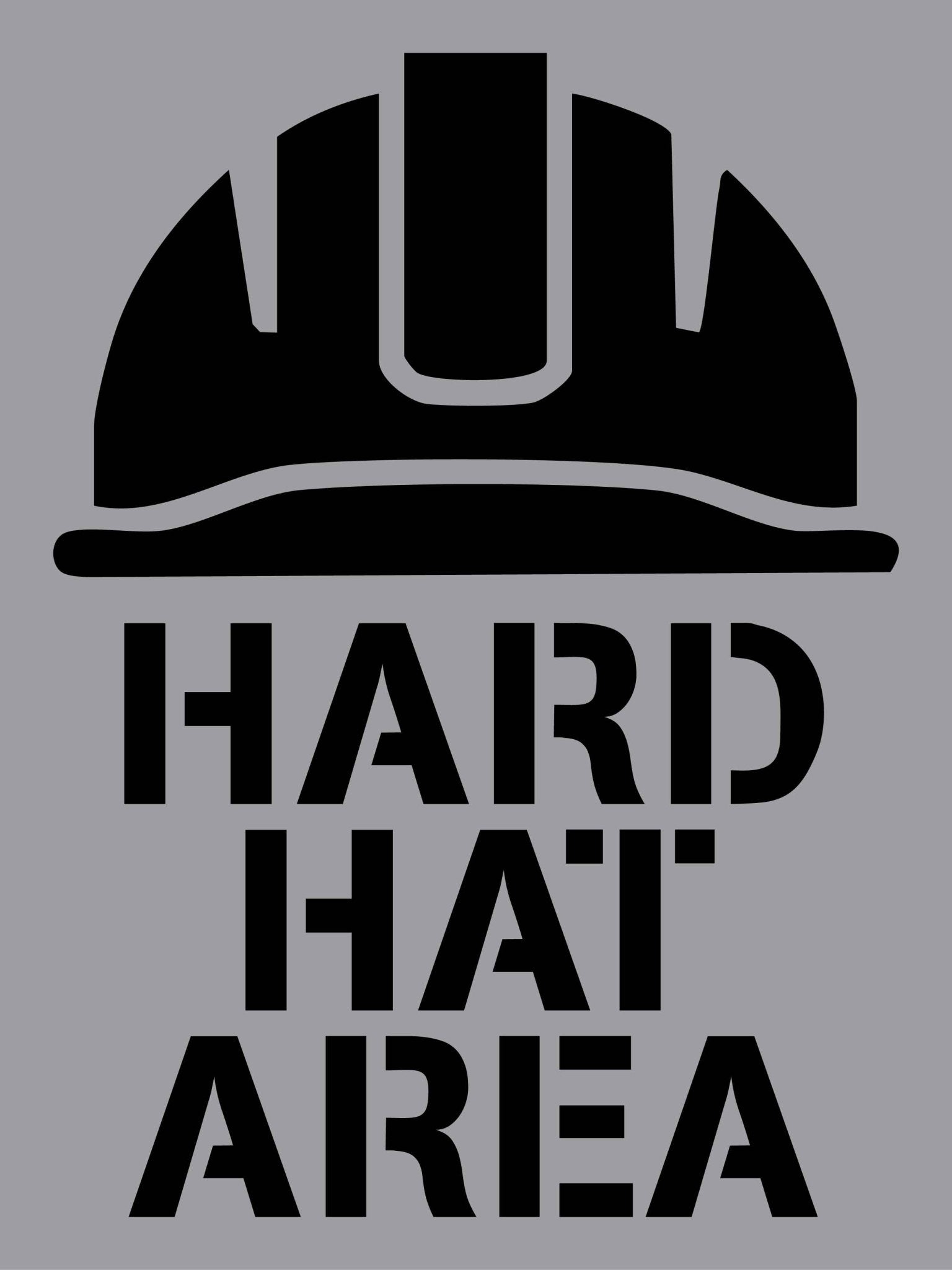 Hard Hat Area - Aluminium Composite Stencil - New Signs