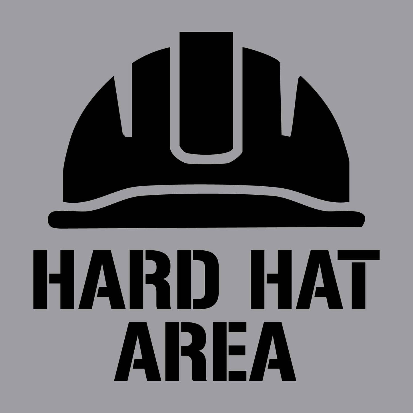 Hard Hat Area - Aluminium Composite Stencil - New Signs