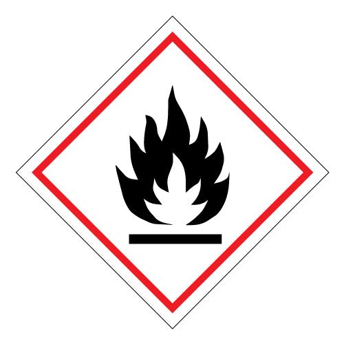 Hazchem Flame - Sticker - New Signs