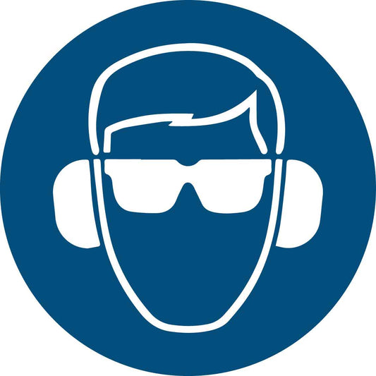 Hearing & Eye Protection Decal - New Signs