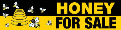 Honey For Sale - Landscape Corflute Toblerone Signs - New Signs