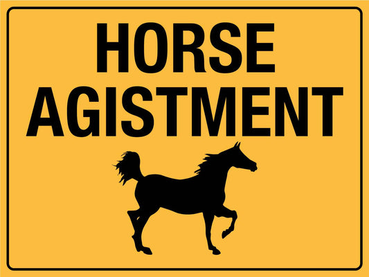 Horse Agistment Sign - New Signs