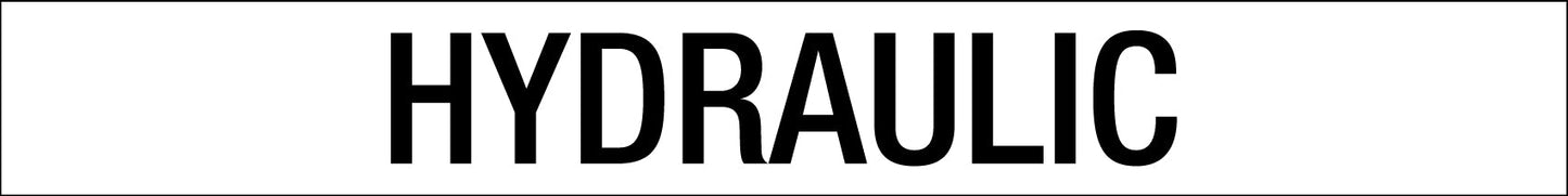 Hydraulic - Statutory Sign - New Signs