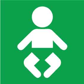 Infant Provisions (Square) Decal - New Signs