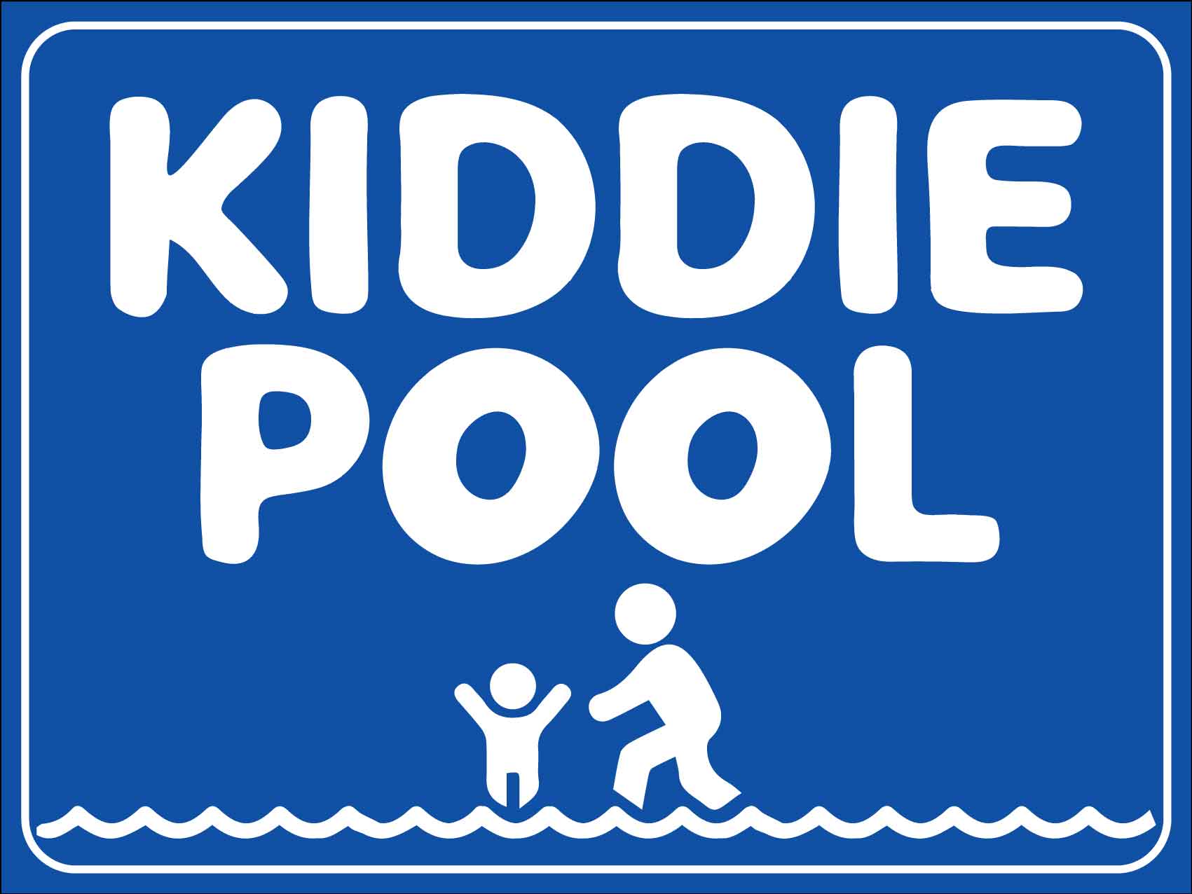 Kiddie Pool Sign - New Signs