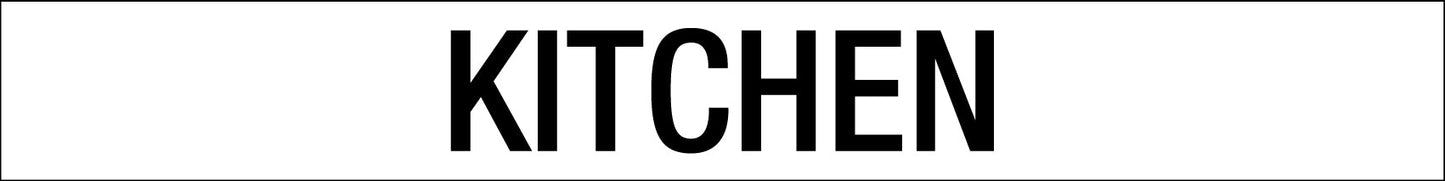 Kitchen - Statutory Sign - New Signs
