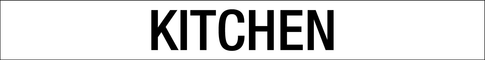 Kitchen - Statutory Sign - New Signs