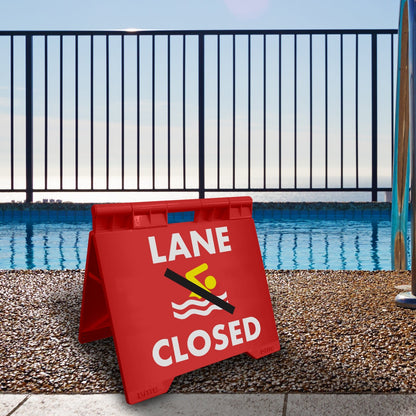 Lane Closed - Evarite A - Frame Sign - New Signs