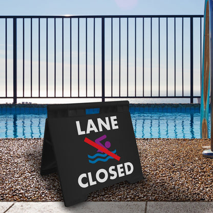 Lane Closed - Evarite A - Frame Sign - New Signs