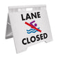 Lane Closed - Evarite A - Frame Sign - New Signs