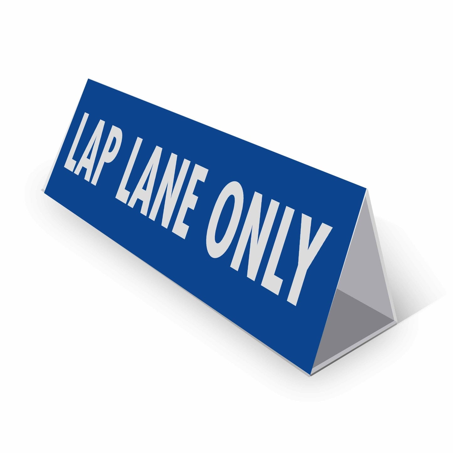 Lap Lane Only - Landscape Corflute Toblerone Signs - New Signs