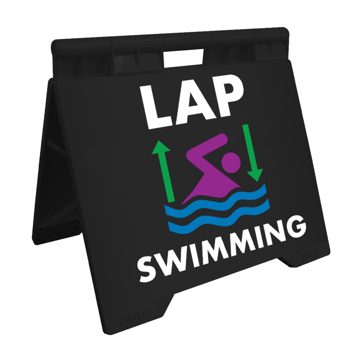 Lap Swimming - Evarite A - Frame Sign - New Signs