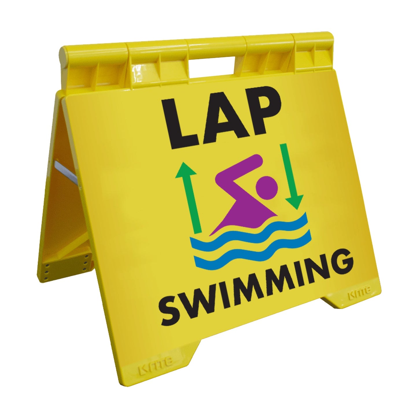 Lap Swimming - Evarite A - Frame Sign - New Signs