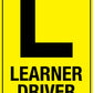 Learner Driver Magnetic Vehicle Sign - New Signs