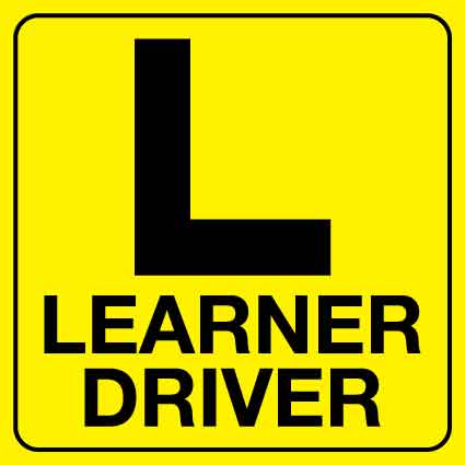 Learner Driver Magnetic Vehicle Sign - New Signs