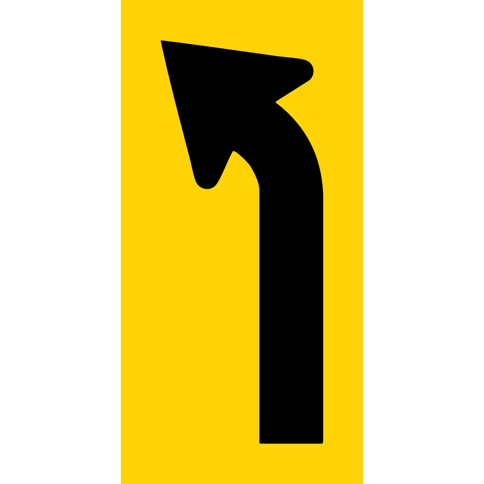 Left Turn Lane Ahead Multi Message Traffic Sign 300mm x 600mm - New Signs
