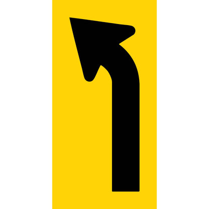 Left Turn Lane Ahead Multi Message Traffic Sign 300mm x 600mm - New Signs