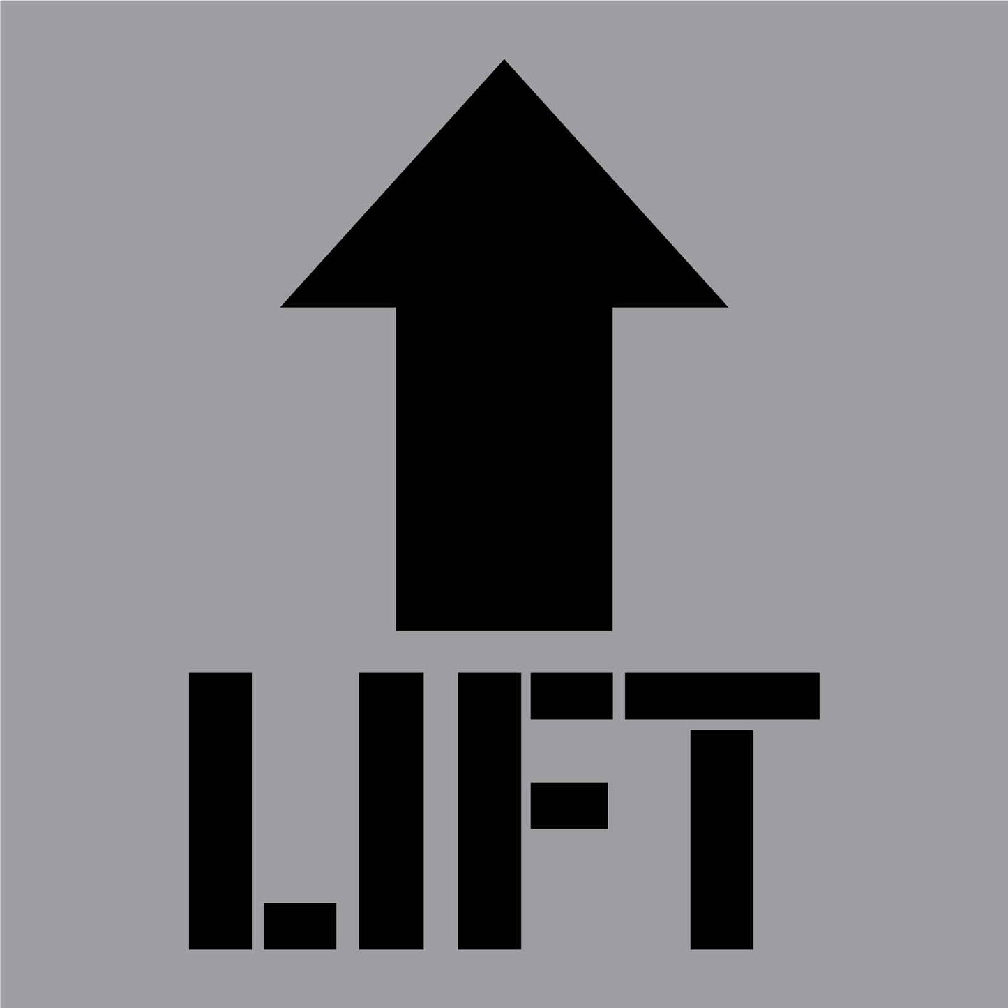 Lift - Aluminium Composite Stencil - New Signs