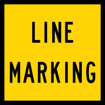 Line Marking Multi Message Traffic Sign - New Signs