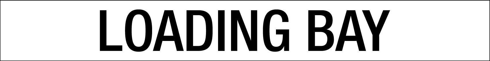Loading Bay - Statutory Sign – New Signs