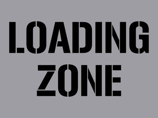 Loading Zone - Aluminium Composite Stencil - New Signs