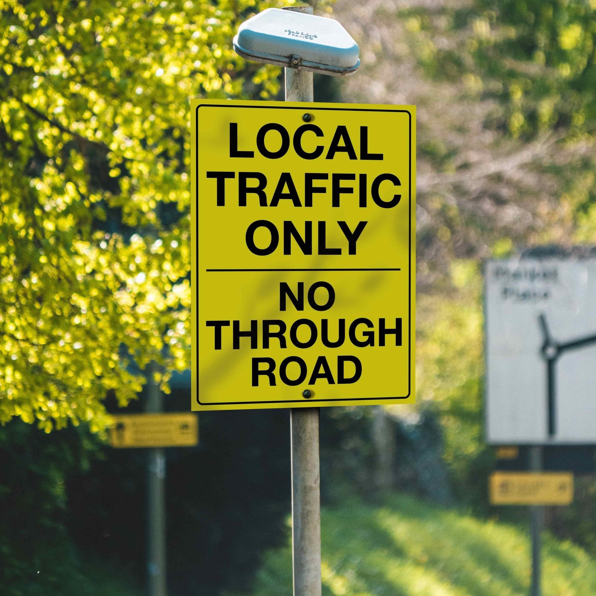 Local Traffic Only No Through Road Sign - New Signs