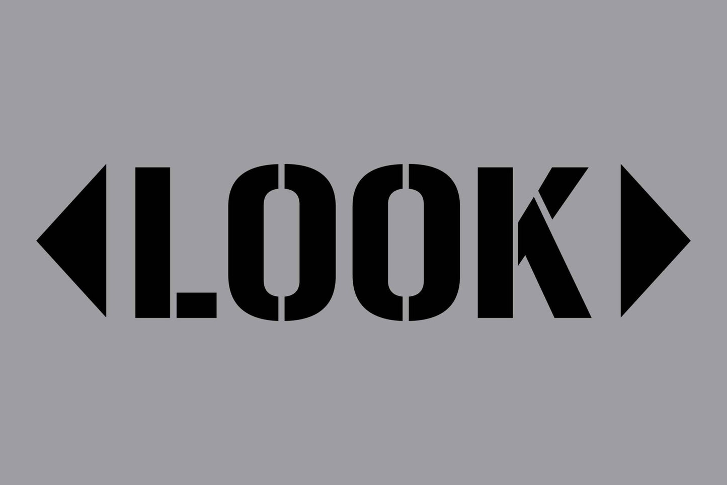 Look - Aluminium Composite Stencil - New Signs