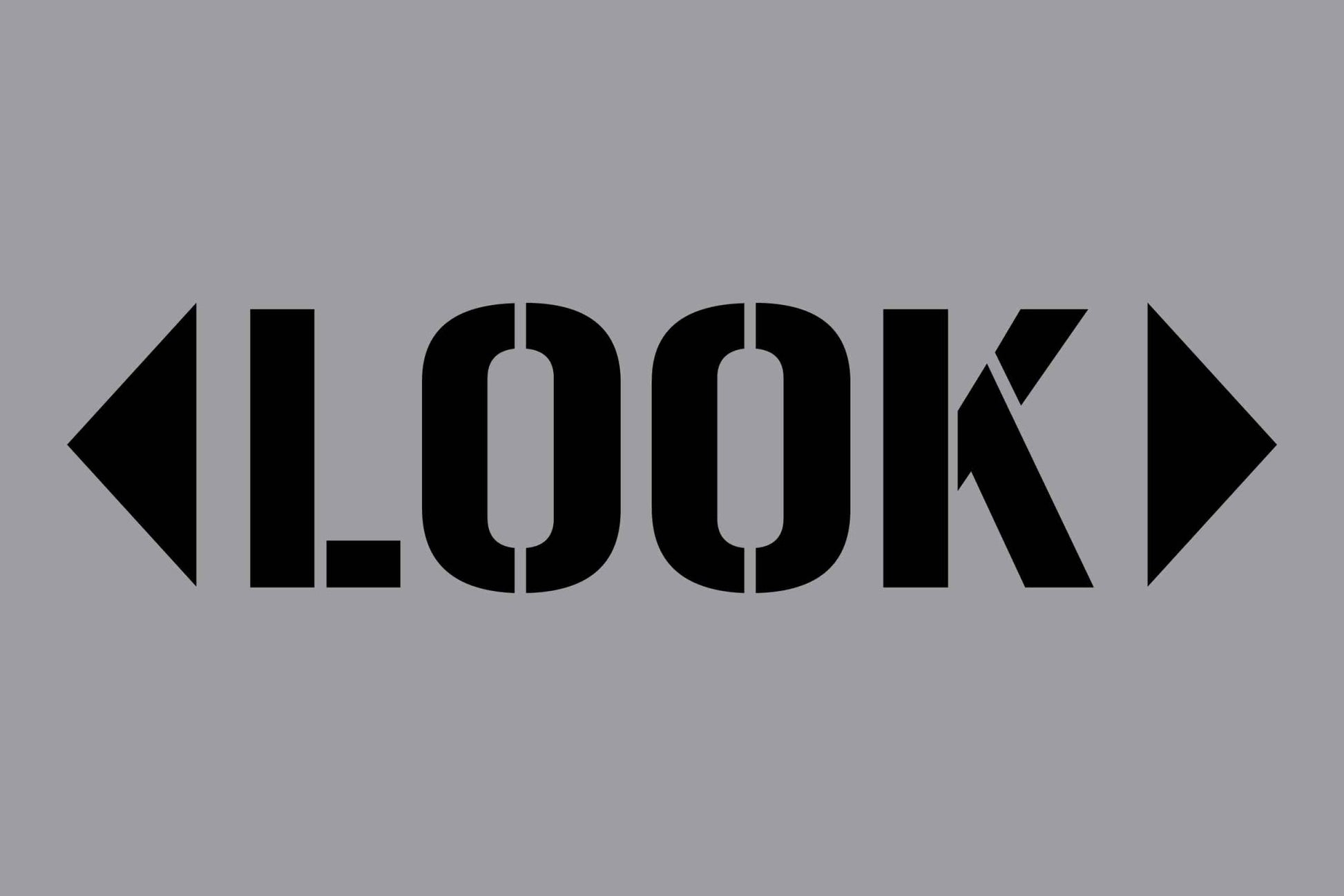 Look - Aluminium Composite Stencil - New Signs