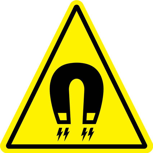 Magnetic Field (Triangle) Decal - New Signs