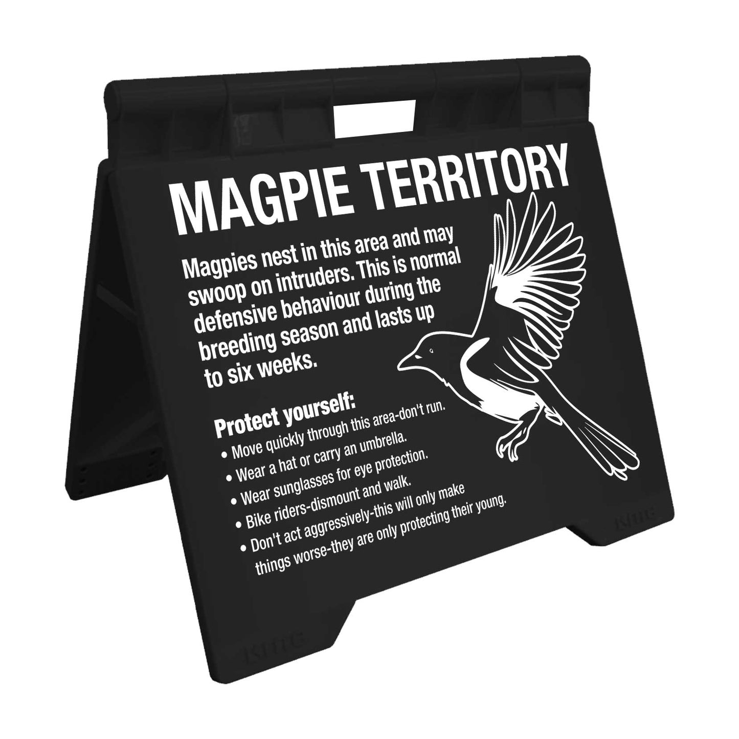 Magpie Territory - Evarite A - Frame Sign - New Signs