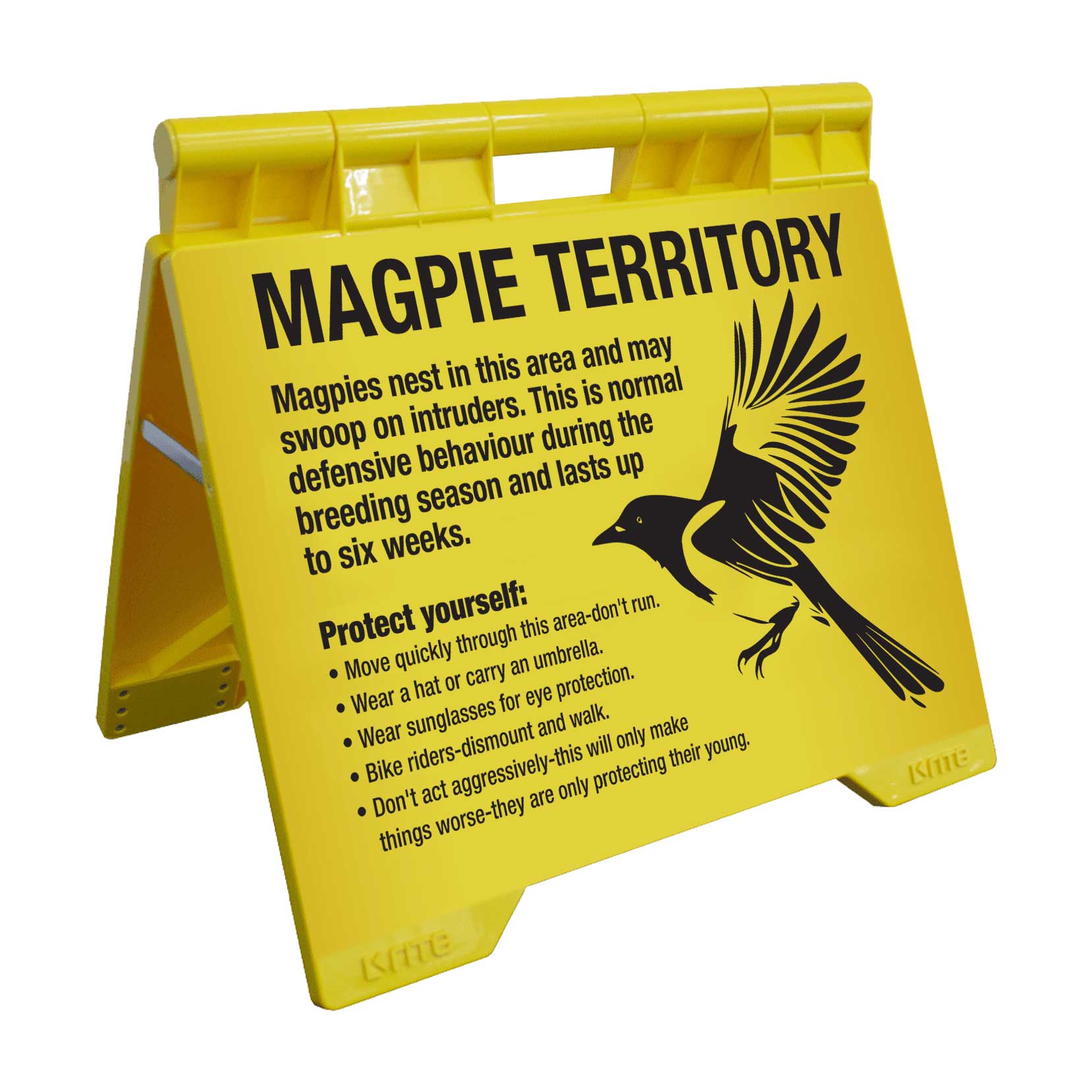 Magpie Territory - Evarite A-Frame Sign – New Signs