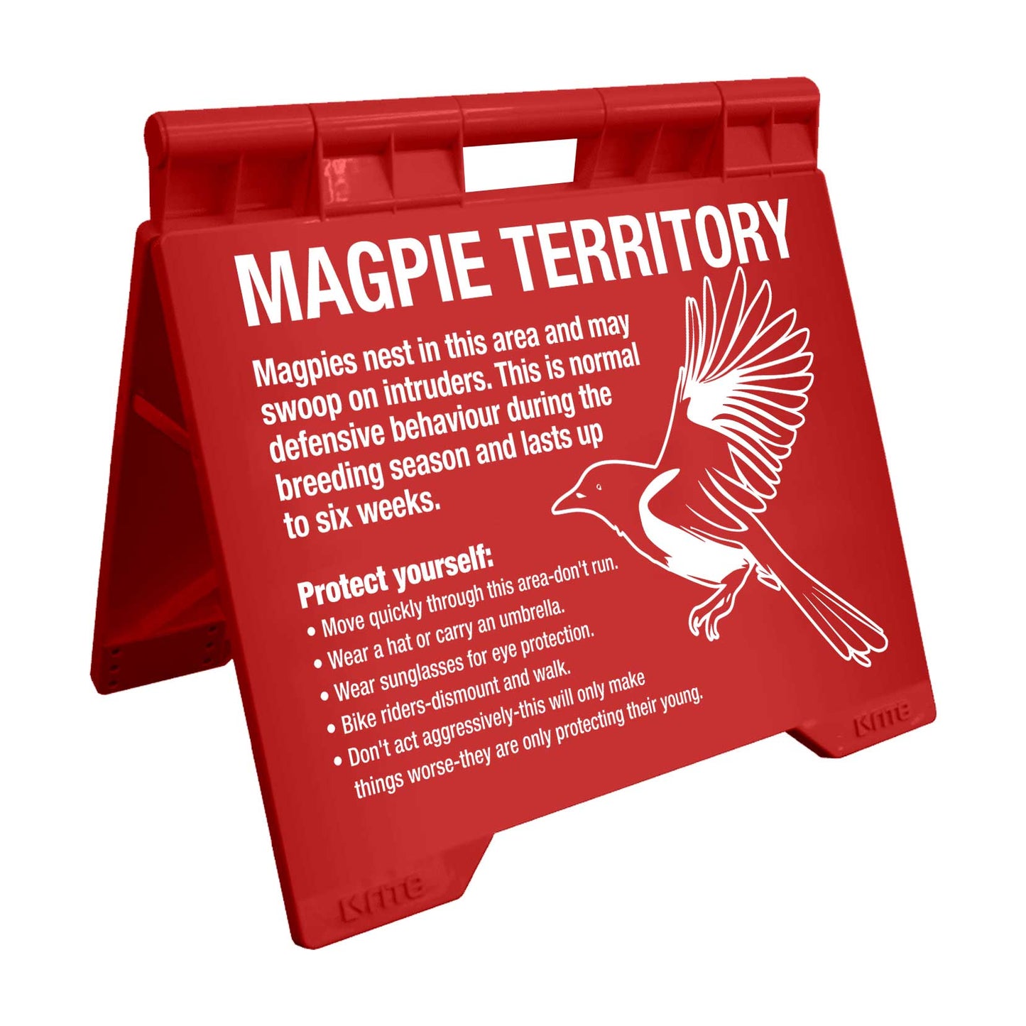 Magpie Territory - Evarite A - Frame Sign - New Signs