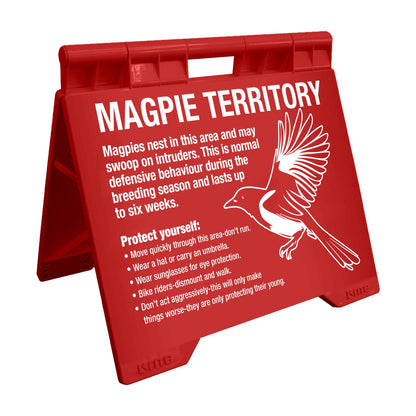 Magpie Territory - Evarite A - Frame Sign - New Signs