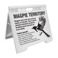 Magpie Territory - Evarite A - Frame Sign - New Signs
