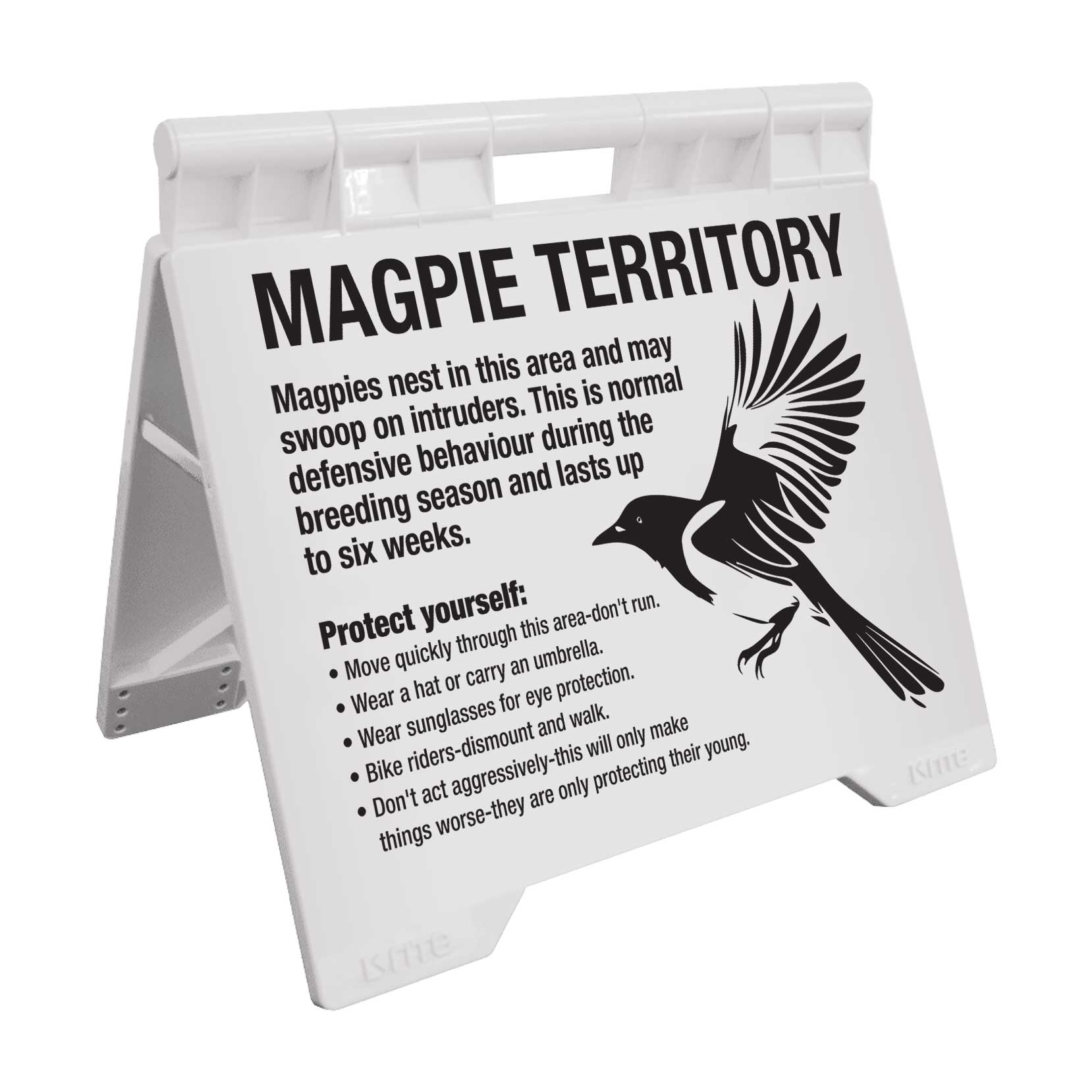 Magpie Territory - Evarite A - Frame Sign - New Signs